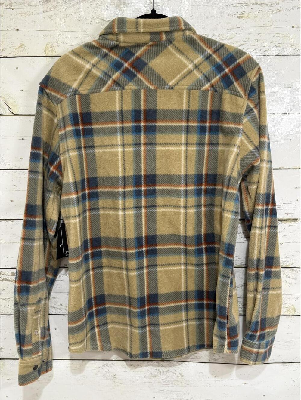 O'Neill Glacier Plaid Super Fleece Men's Medium NWT - Picture 2 of 2